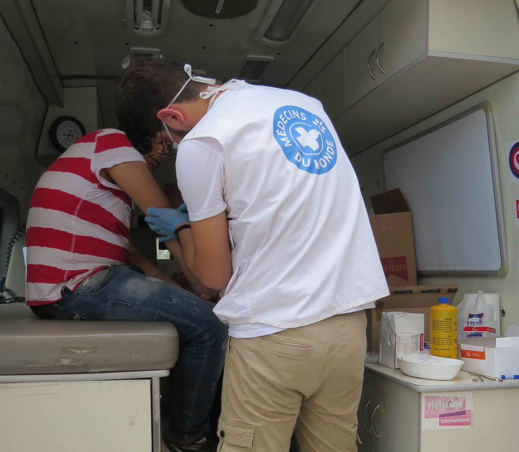 Die Teams von Ärzte der Welt sind auch mobil unterwegs, um Menschen zu versorgen. Foto: Ärzte der Welt