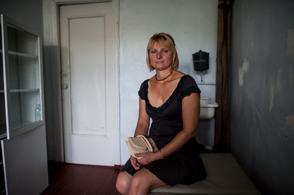 Ludmila, Patientin in Luhansk, Ukraine. Foto: Ärzte der Welt
