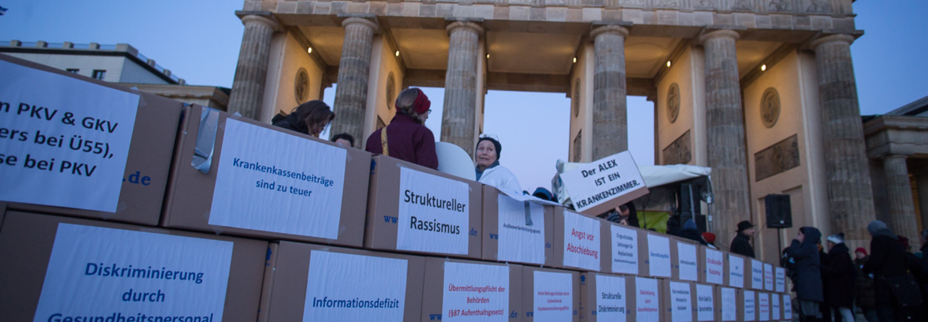 Über 130 Organisationen sprechen sich gegen Barrieren im Gesundheitssystem aus. Foto Walter Wetzler