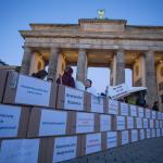 Demonstration für Gesundheitsversorgung in Deutschland. Foto: Walter Wetzler