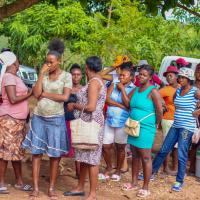 Die Menschen in Haiti leiden unter Bandenkriminalität und einer kollabierenden Wirtschaft. Foto: Berthony Raymond