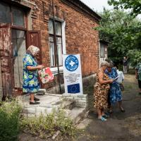 Gerade ältere Patienten sind auf die medizinische Hilfe von Ärzte der Welt angewiesen. Foto: Evgeniy Maloletka