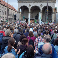 Demonstration in München. Foto: Ärzte der Welt