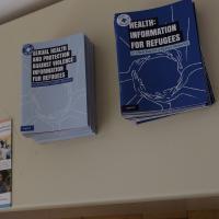 Broschüren und Infoblätter werden bei jedem reach.out-Workshop herausgegeben. Foto: Ärzte der Welt