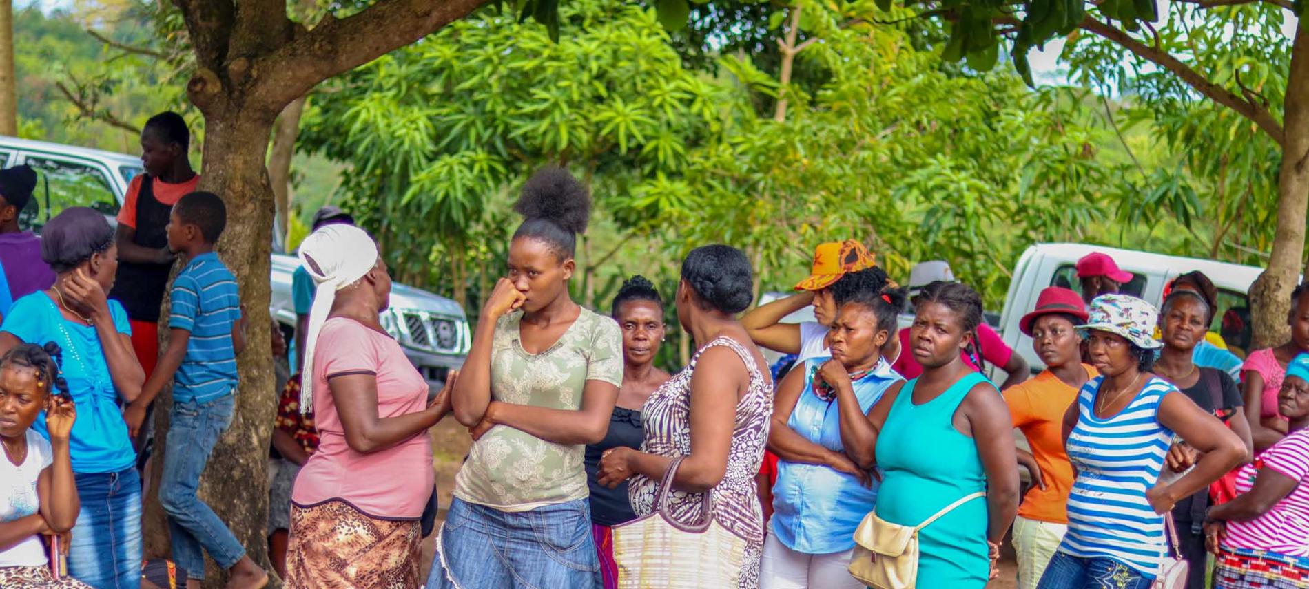 Die Menschen in Haiti leiden unter Bandenkriminalität und einer kollabierenden Wirtschaft. Foto: Berthony Raymond