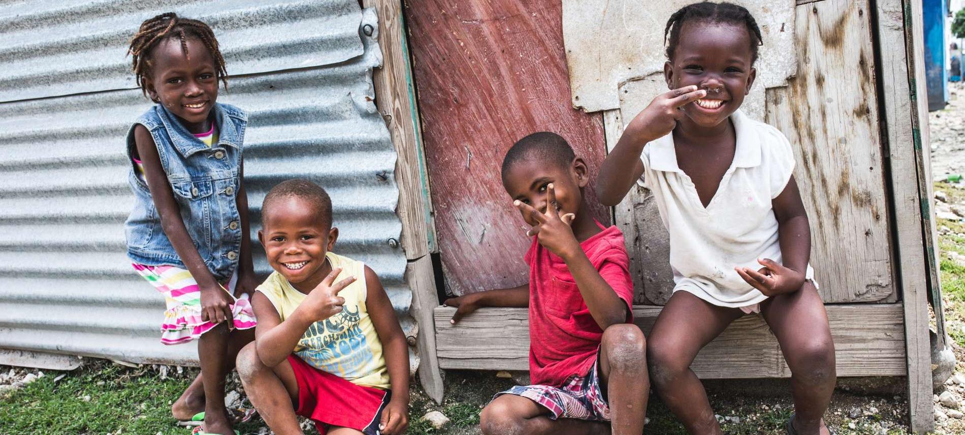 Fröhliche Kinder in Haiti. Foto: Ärzte der Welt